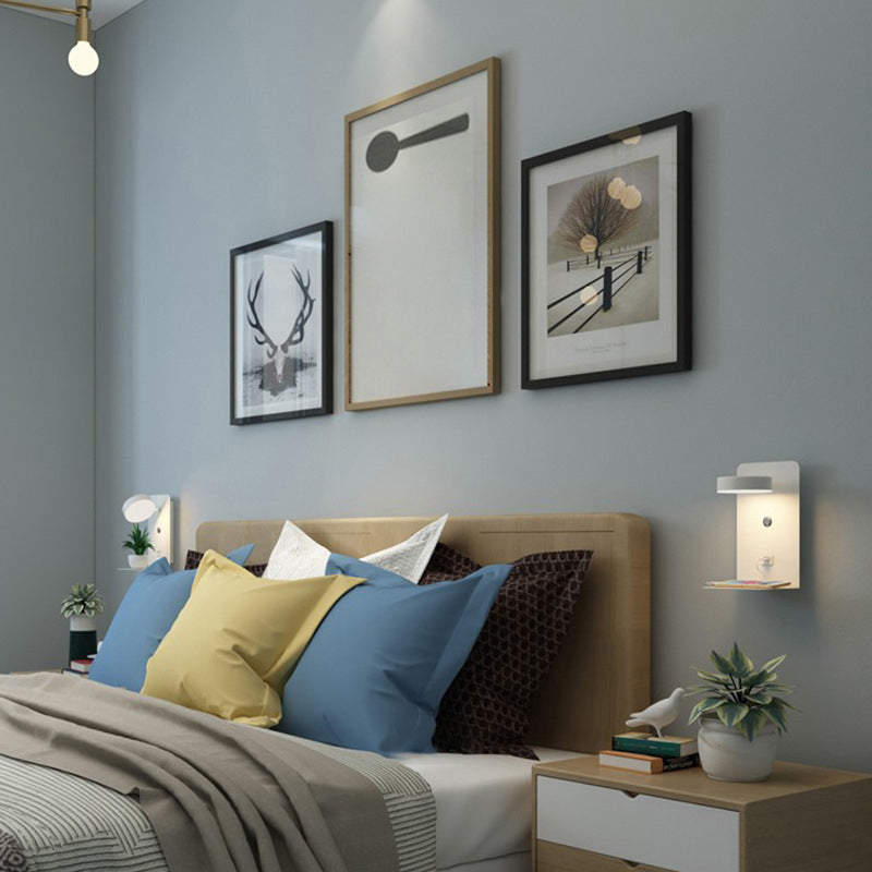 Moderne rotatable LED -Krankenbettlampe USB -Ladeanschluss Design Einfachheit Lichter mit Telefonhalter