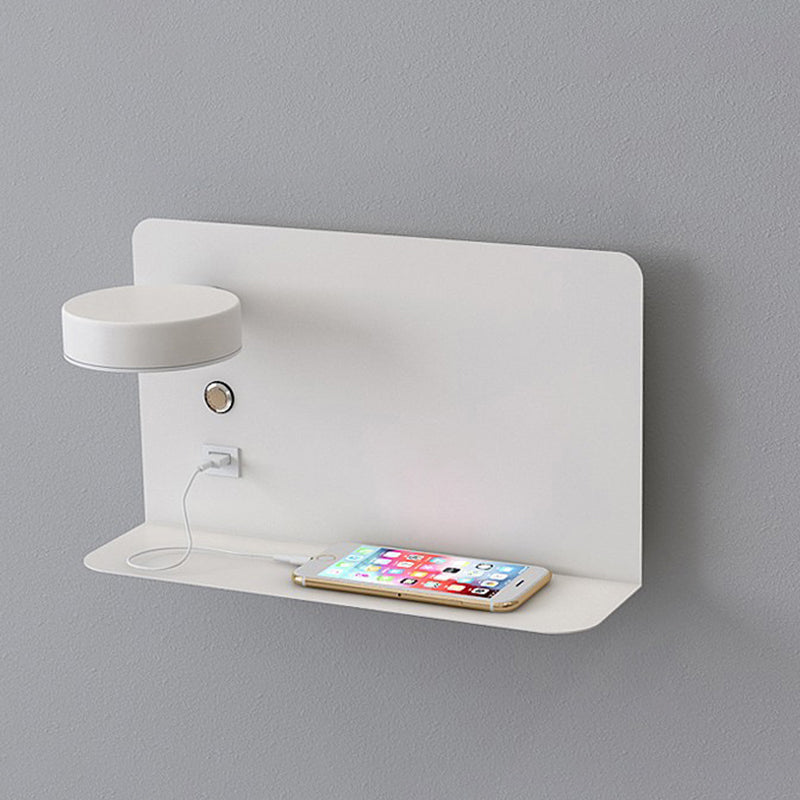 Moderne rotatable LED -Krankenbettlampe USB -Ladeanschluss Design Einfachheit Lichter mit Telefonhalter