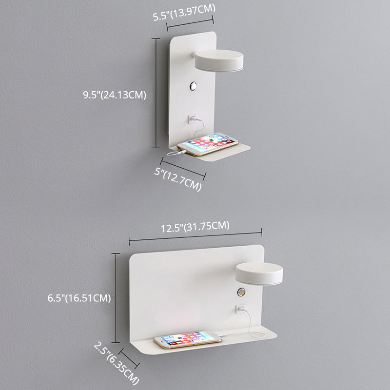 Moderne rotatable LED -Krankenbettlampe USB -Ladeanschluss Design Einfachheit Lichter mit Telefonhalter