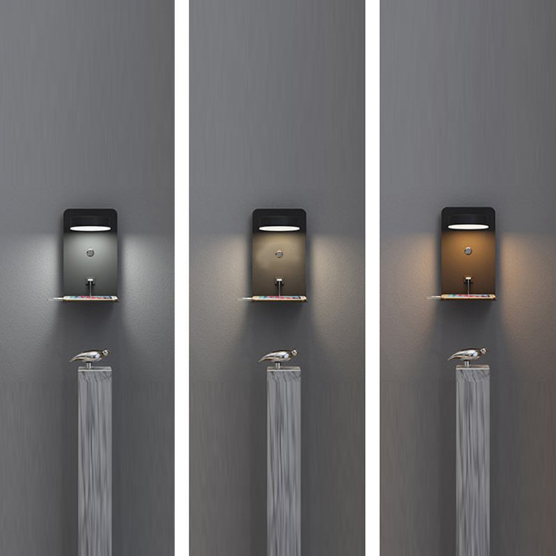 Moderne rotatable LED -Krankenbettlampe USB -Ladeanschluss Design Einfachheit Lichter mit Telefonhalter