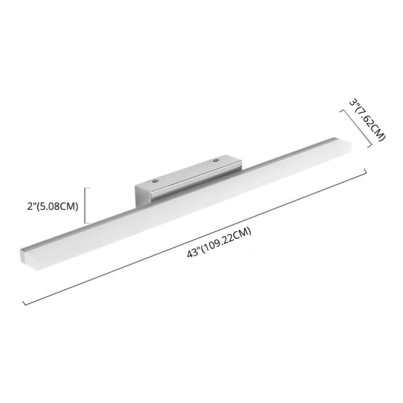 Modern LED Wall Sconce Simplicity Style Mirror Light for Bedroom Bathroom
