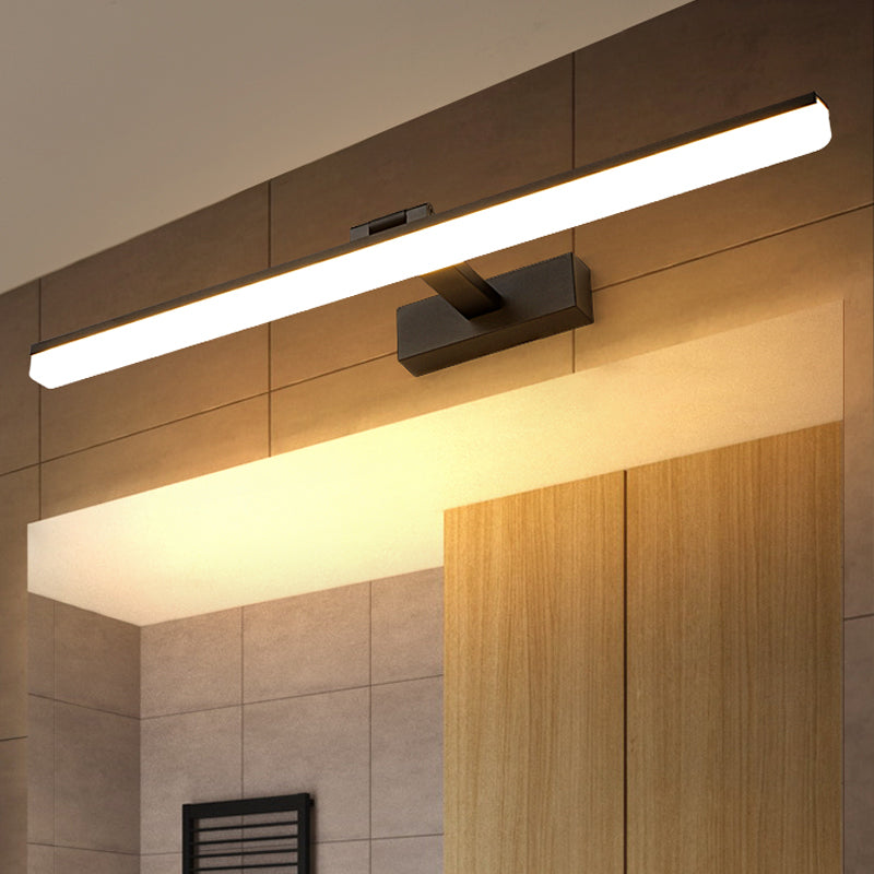 Moderno stile minimalista allungato Montate Montate Vanity Lights Alluminio Vanity Wall Freepurs per il bagno