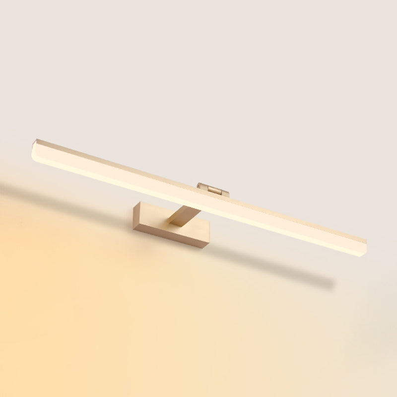 Moderno stile minimalista allungato Montate Montate Vanity Lights Alluminio Vanity Wall Freepurs per il bagno