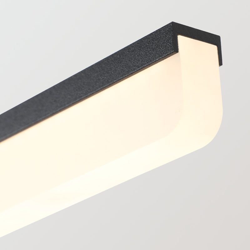 Moderno stile minimalista allungato Montate Montate Vanity Lights Alluminio Vanity Wall Freepurs per il bagno