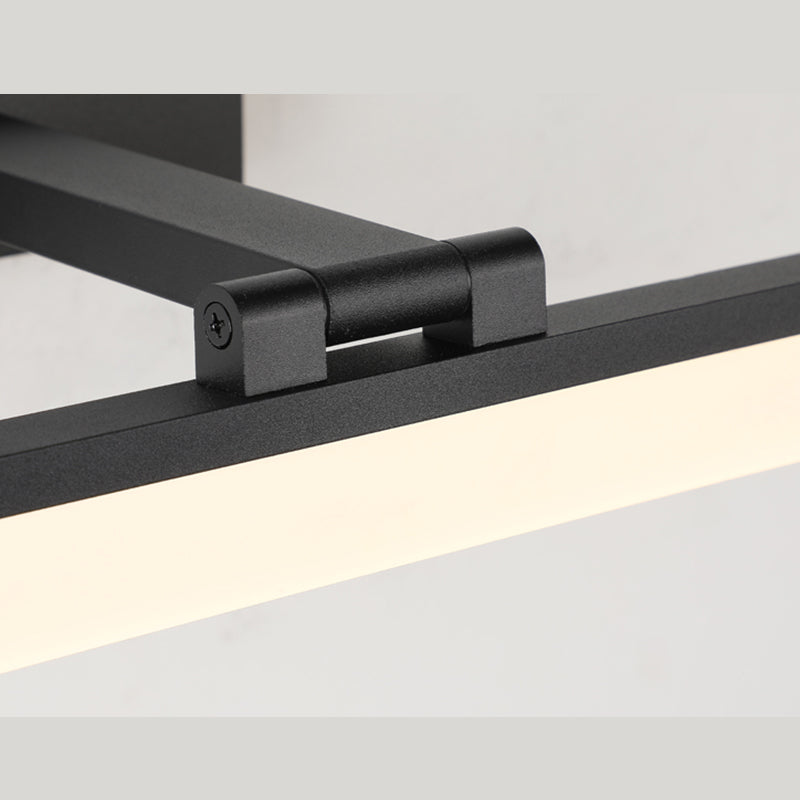 Moderno stile minimalista allungato Montate Montate Vanity Lights Alluminio Vanity Wall Freepurs per il bagno