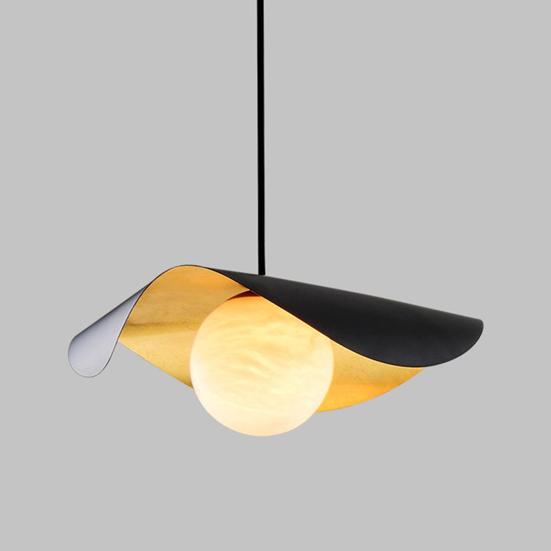 Hoedvormige ophanging hanglamp eigentijds stenen hangend plafondlicht voor woonkamer