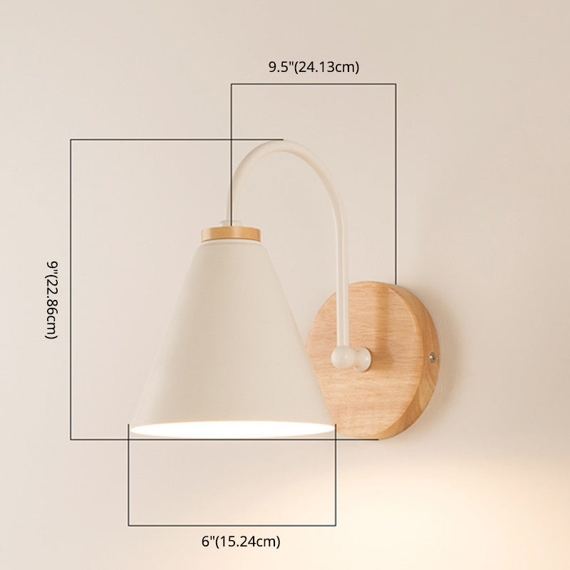 Verjüngte Wandlampen Ultra-moderne Holzwandleuchten für Schlafzimmer