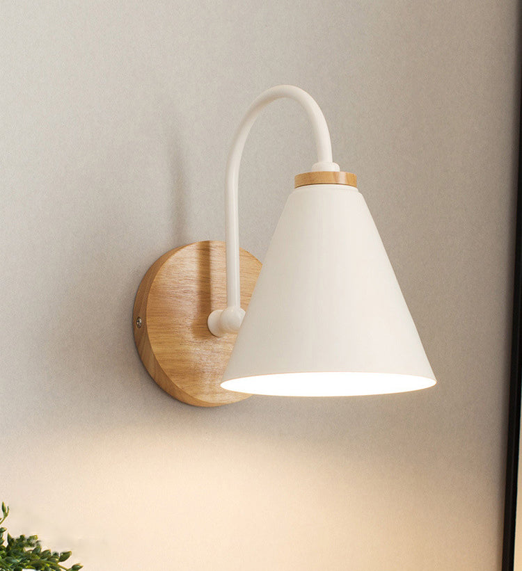 Verjüngte Wandlampen Ultra-moderne Holzwandleuchten für Schlafzimmer