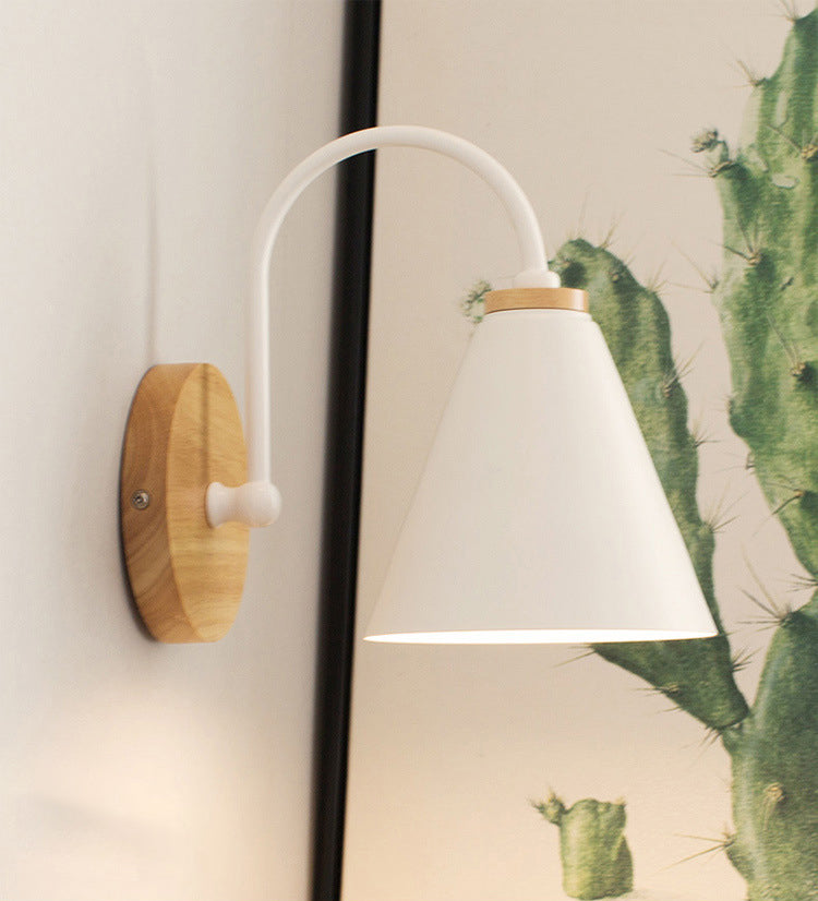 Verjüngte Wandlampen Ultra-moderne Holzwandleuchten für Schlafzimmer