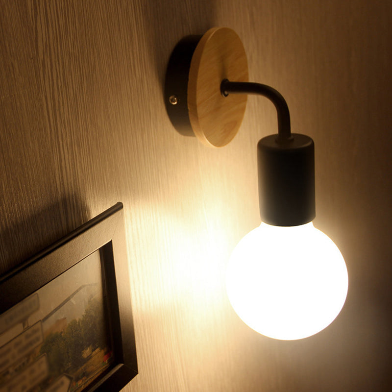 Lampade a parete per lampadina nuda Lampade a parete Ultra-Modern Wall Sconce Lighting per camera da letto