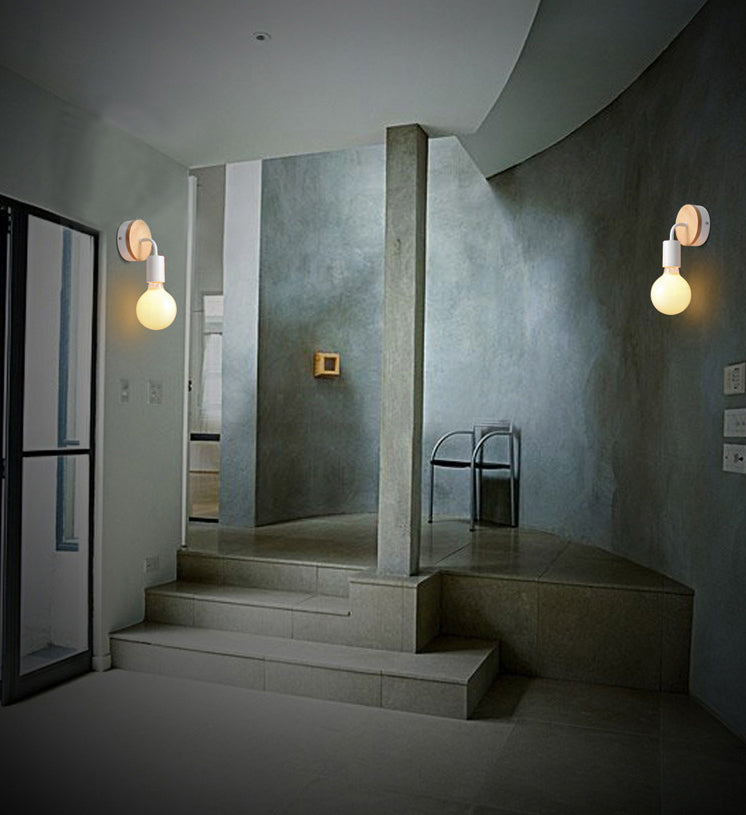 Lampade a parete per lampadina nuda Lampade a parete Ultra-Modern Wall Sconce Lighting per camera da letto