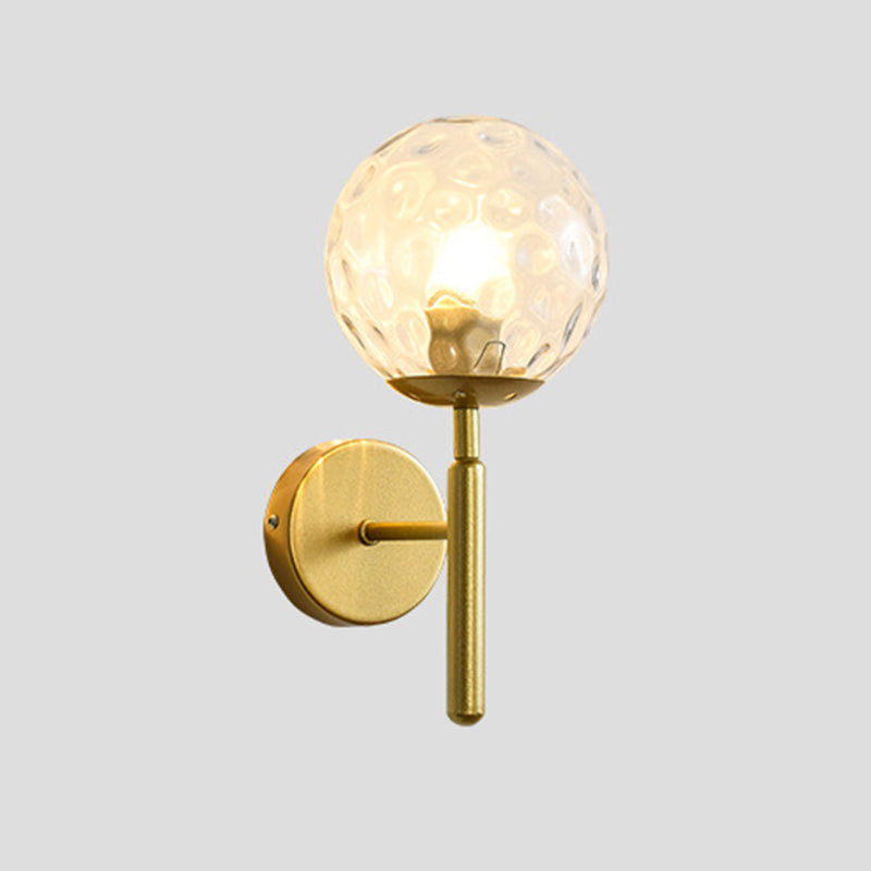 1 luminaire luminaire mural en verre clair