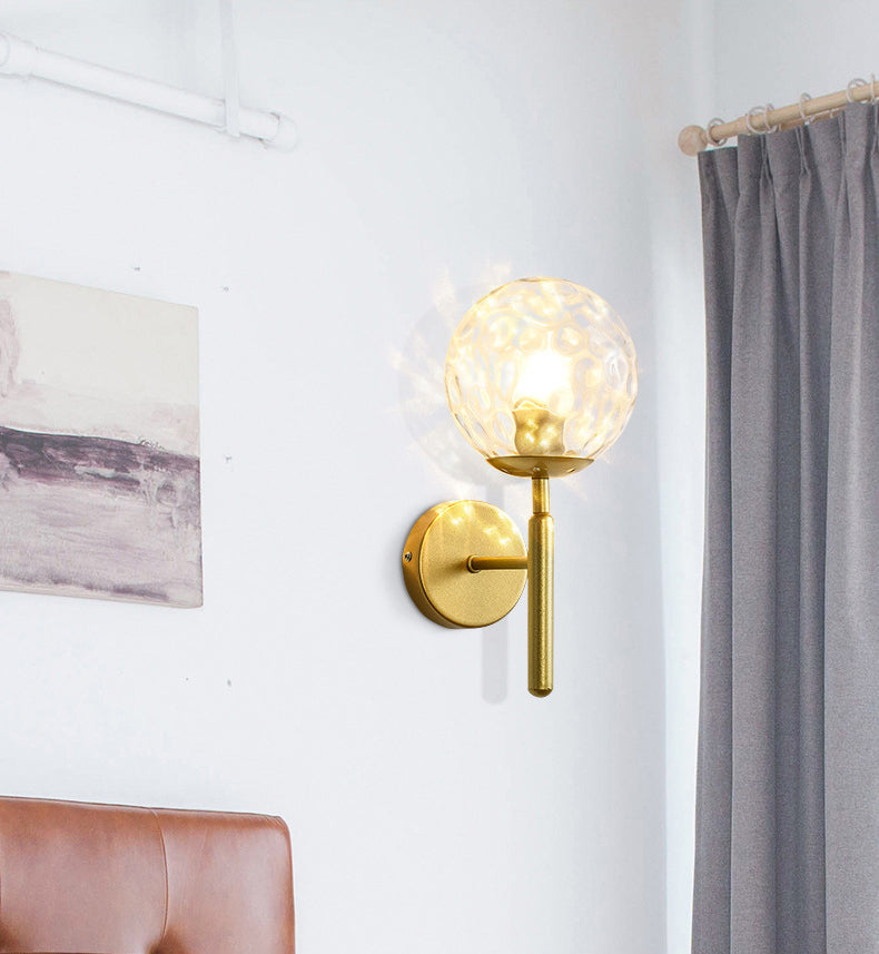 1 luminaire luminaire mural en verre clair