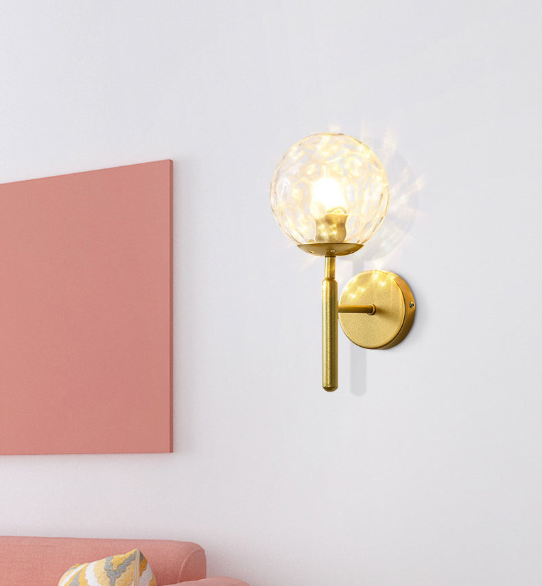 1 luminaire luminaire mural en verre clair