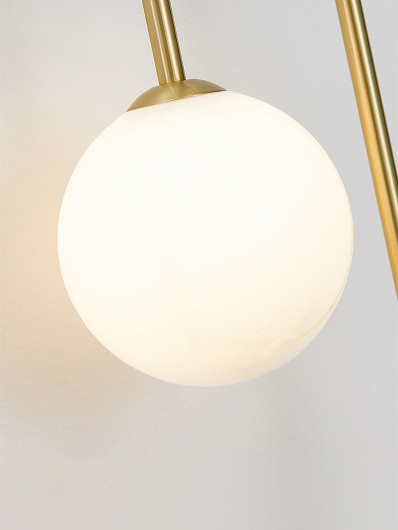 Zeitgenössische globale Wandmontagleuchte Milchglas Wandmontagelampe für das Restaurant