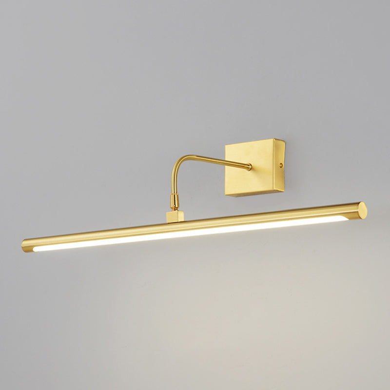 MODERNO MODIALE LUMI LINEAR LINEA LUCI DI VANITÀ DI VAITÀ IDEE LIMINE DELLA parete di rame per il bagno