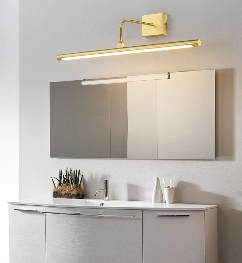 MODERNO MODIALE LUMI LINEAR LINEA LUCI DI VANITÀ DI VAITÀ IDEE LIMINE DELLA parete di rame per il bagno