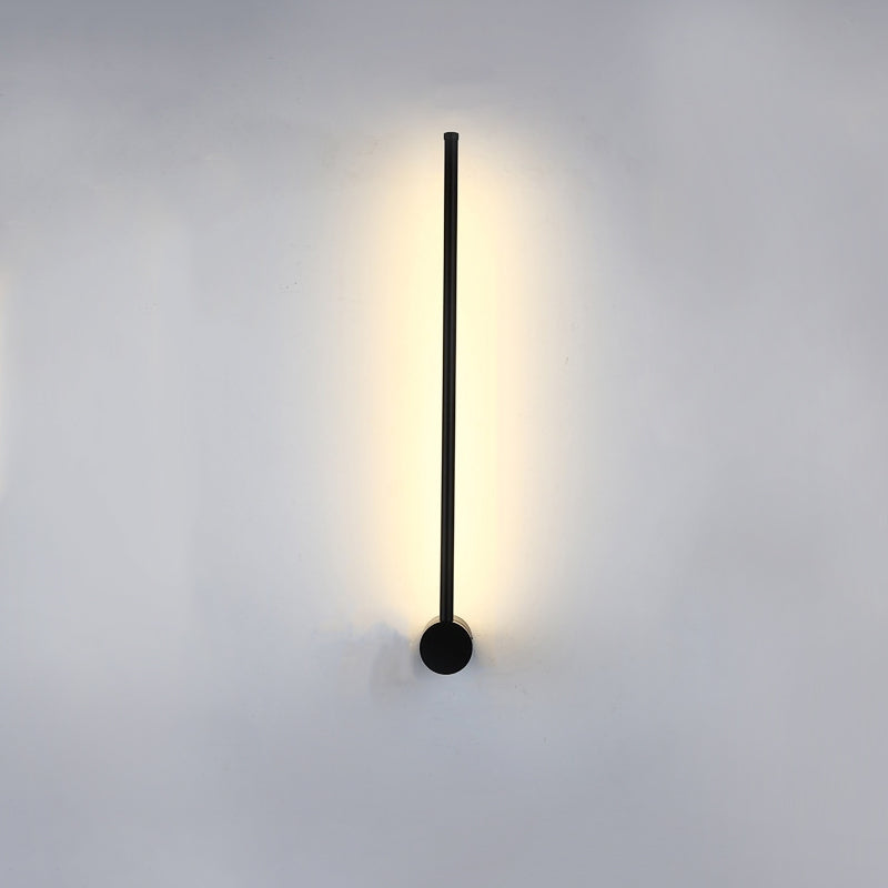 Nordic Minimalism LED Line Wall Lamp Rotatable Design Long Strip Sconce Light for Living Room Corridor