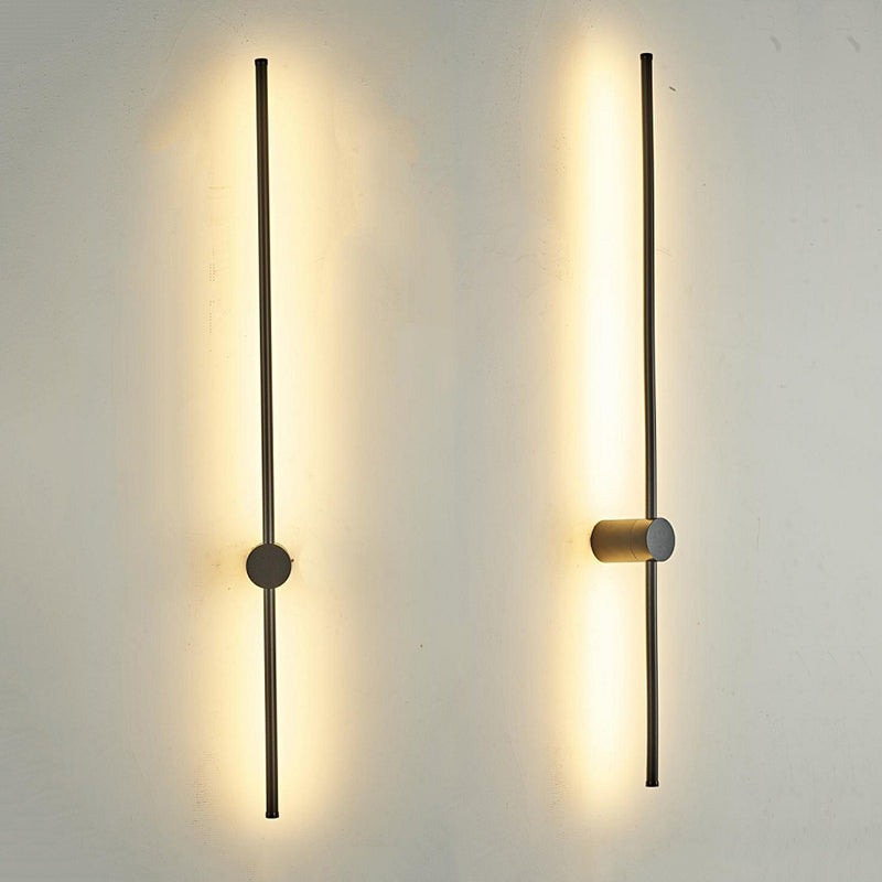 Nordic Minimalism LED Line Wall Lamp Rotatable Design Long Strip Sconce Light for Living Room Corridor