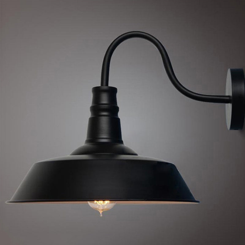 1 Light Metal Wall Mounted Light Fixture Industrial Lantern Wall Sconce Light Fixtures for Hall And Foyer