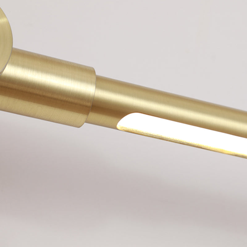 Moderne lichte luxe stijl lineaire wandgemonteerde ijdelheid lichten aluminium wand sconce verlichting in gouden afwerking