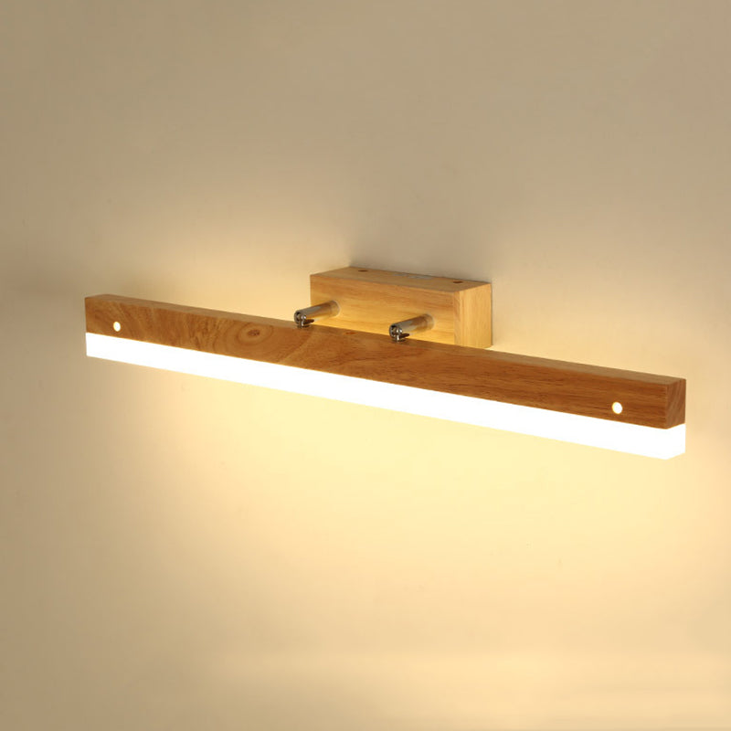 Applexion murale moderne LED LED BOIS LUMIÈRE MIRMOIR LEILLE
