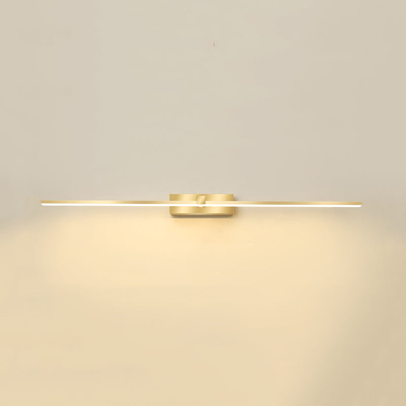 Modern Light Luce Luxury Style Linear Light Montate Vanity Lights Wall Sconce Lighting in Gold Finish