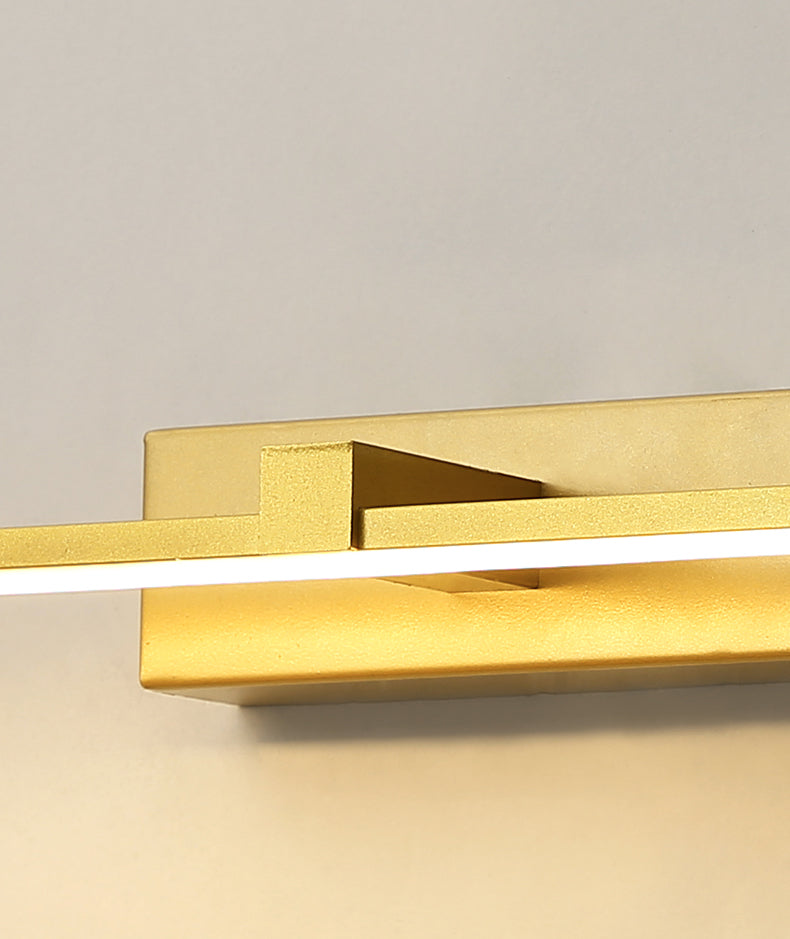 Modern Light Luce Luxury Style Linear Light Montate Vanity Lights Wall Sconce Lighting in Gold Finish