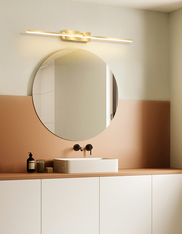 Modern Light Luce Luxury Style Linear Light Montate Vanity Lights Wall Sconce Lighting in Gold Finish