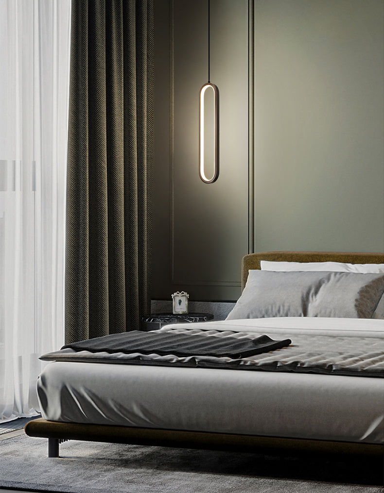 Aluminium -LED LED Linear anheizt Licht im modernen kreativen Stil Kieselgel Deckenleuchte für Wohnzimmer