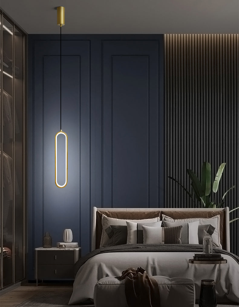 Aluminium -LED LED Linear anheizt Licht im modernen kreativen Stil Kieselgel Deckenleuchte für Wohnzimmer