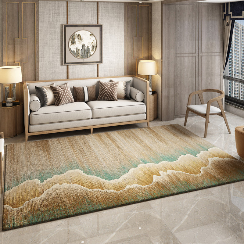 Tapis imprimé à l'encre orientale, couleurs mélangées, en Polyester, avec envers antidérapant, pour la décoration de la maison