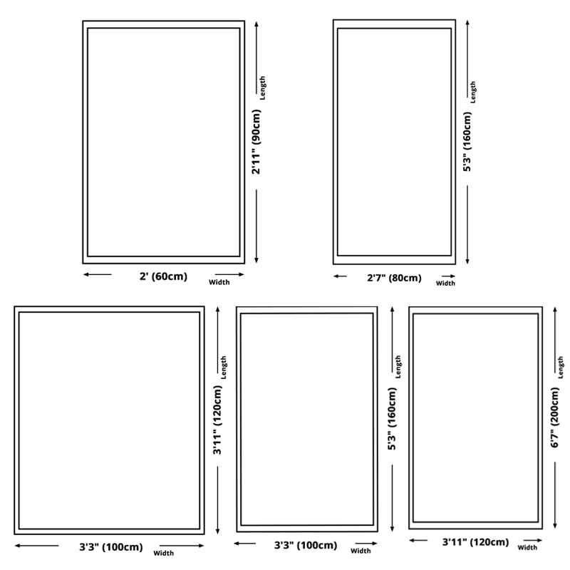 Veelkleurige modern vloerkleed trendy bloemen gedrukt tapijt Niet-slip achterste tapijt voor woningdecoratie