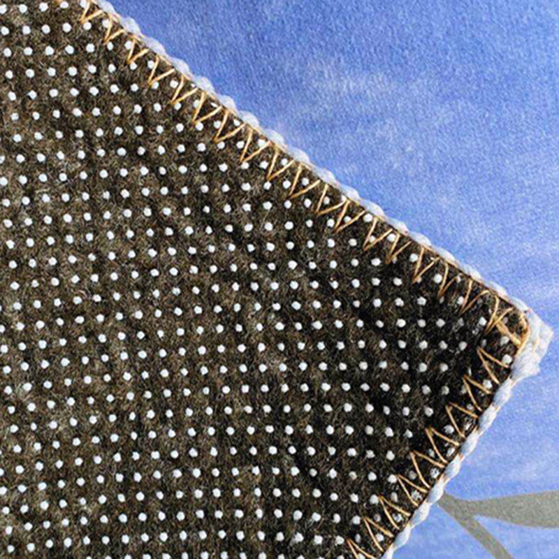 Mehrfarbiger, stilvoller Teppich für den Innenbereich, frisches geometrisches Design, Bereichsteppich, Polyester, schmutzabweisender Teppich für Heimdekoration