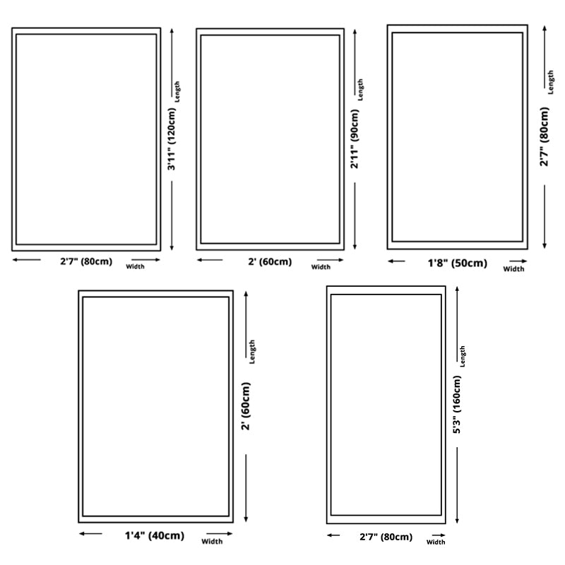 Aesthetic Contemporary Rectangle Rug Simplicity Geometry Pattern Indoor Rug Polyester Washable Indoor Carpet for Home Decor