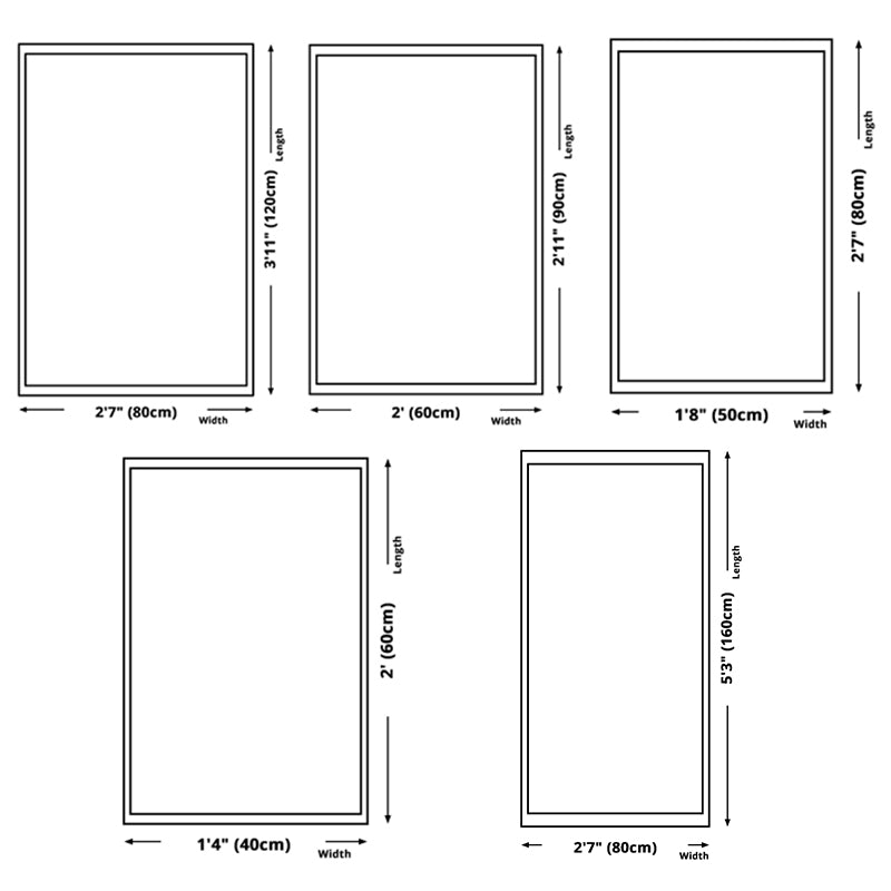 Funky Geometry Design Area Rug Contemporary Comfort Rectangle Rug Polyester Easy Care Anti-Slip Backing Rug for Living Room