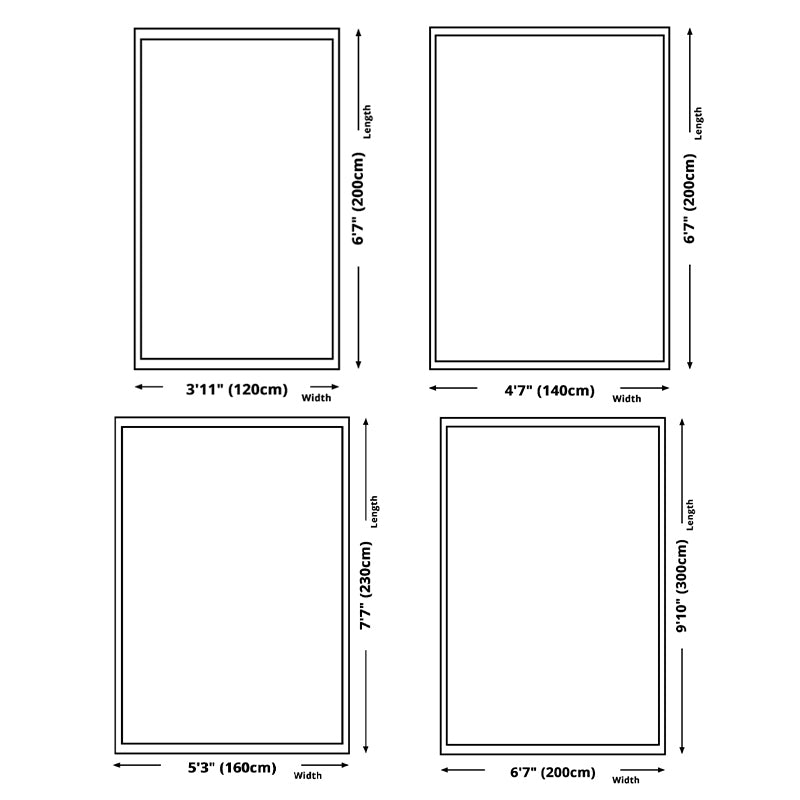 Trendy Watercolor Printed Area Rug Modern Artistic Polyester Carpet Easy Care Non-Slip Backing Rug for Living Room