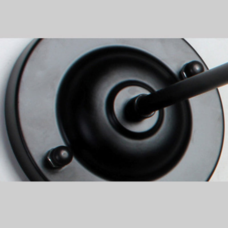 Loft Style Schattierte Wandleuchte Leuchten Glas Wandleuchte in Schwarz für das Restaurant