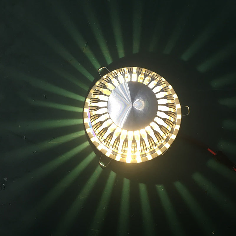 Modern Style Indoor RGB Wall Lamp Sunflower Shaped Aluminum Ambiance Decorative LED Sconce Light for Restaurants Bar