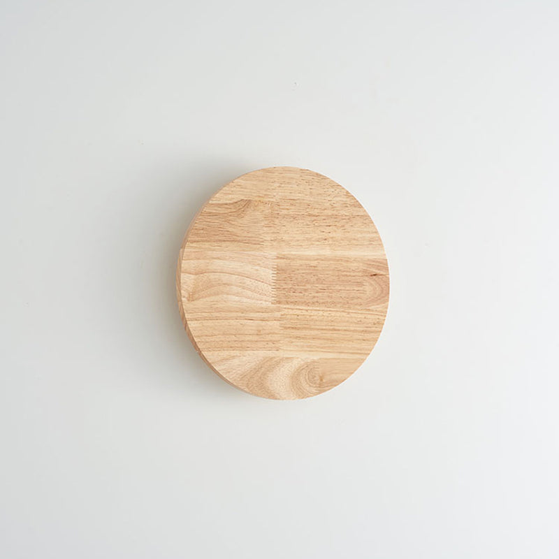 Runde Wandlampen moderne Einfachheit Holzwandleuchten für Wohnzimmer