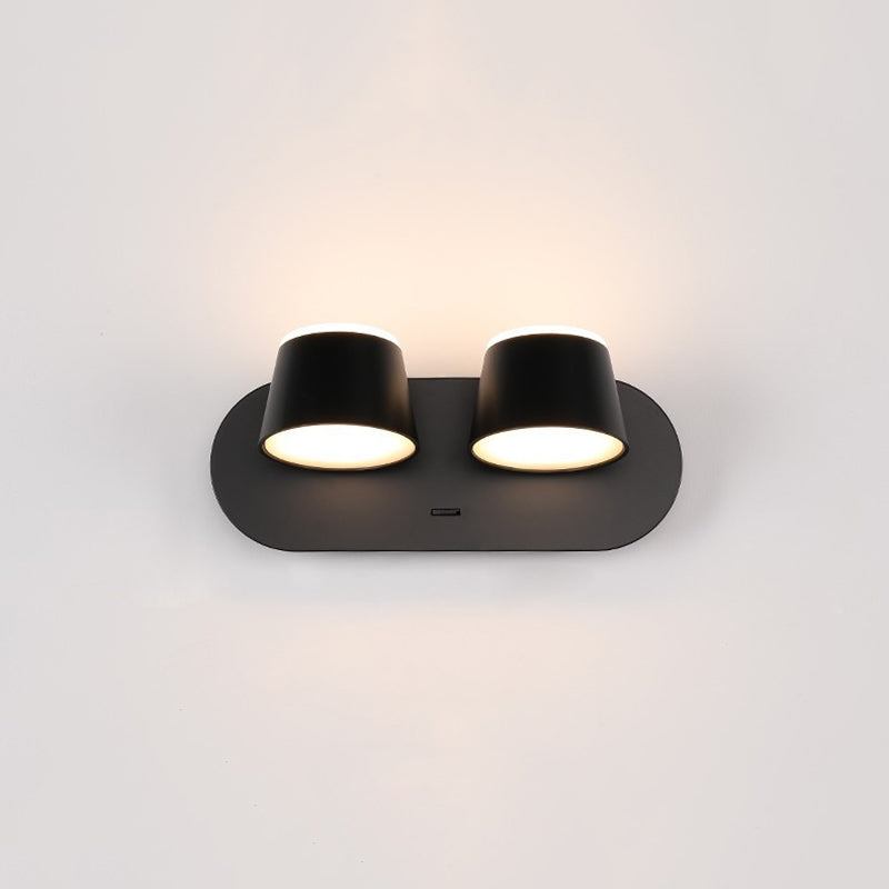 Moderne verstellbare Wandleuchten rotatierbarer LED -Lichtraum Innenleuchtung