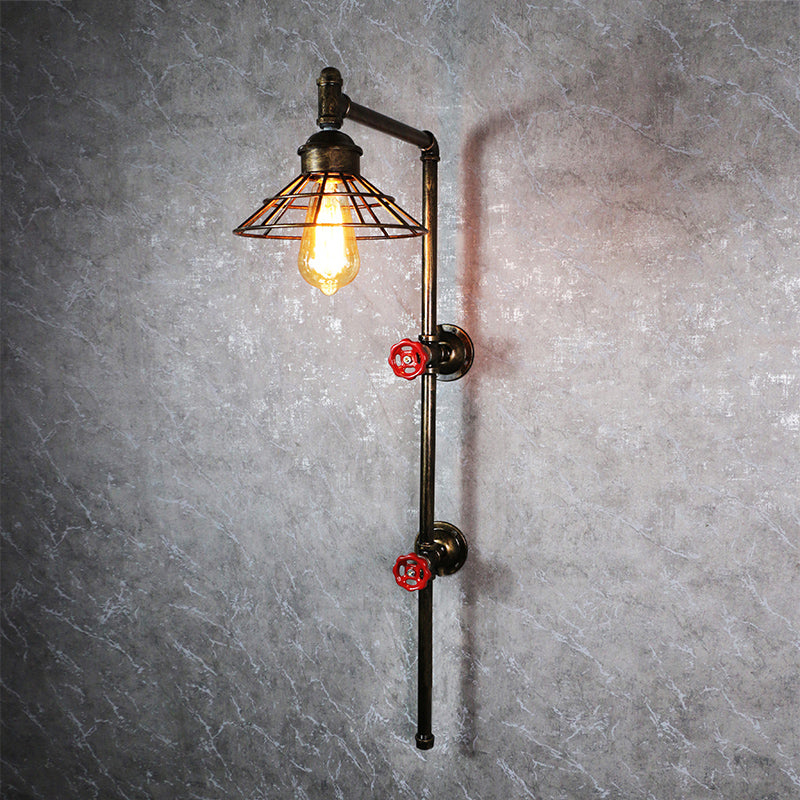 Wasserventil Metallleuchte Leuchte Industriestil-Restaurant Wandmontageleuchte