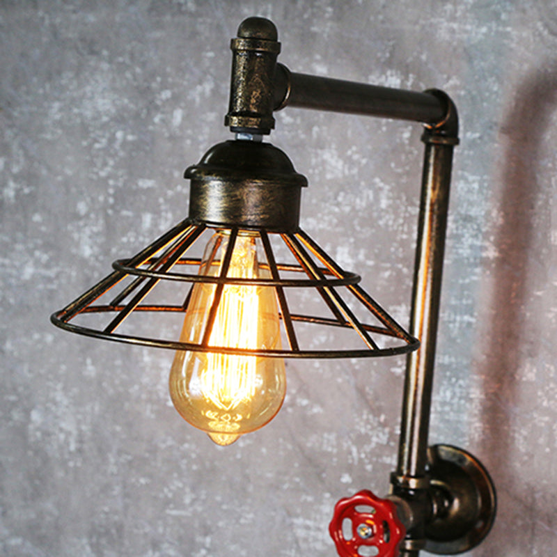 Wasserventil Metallleuchte Leuchte Industriestil-Restaurant Wandmontageleuchte