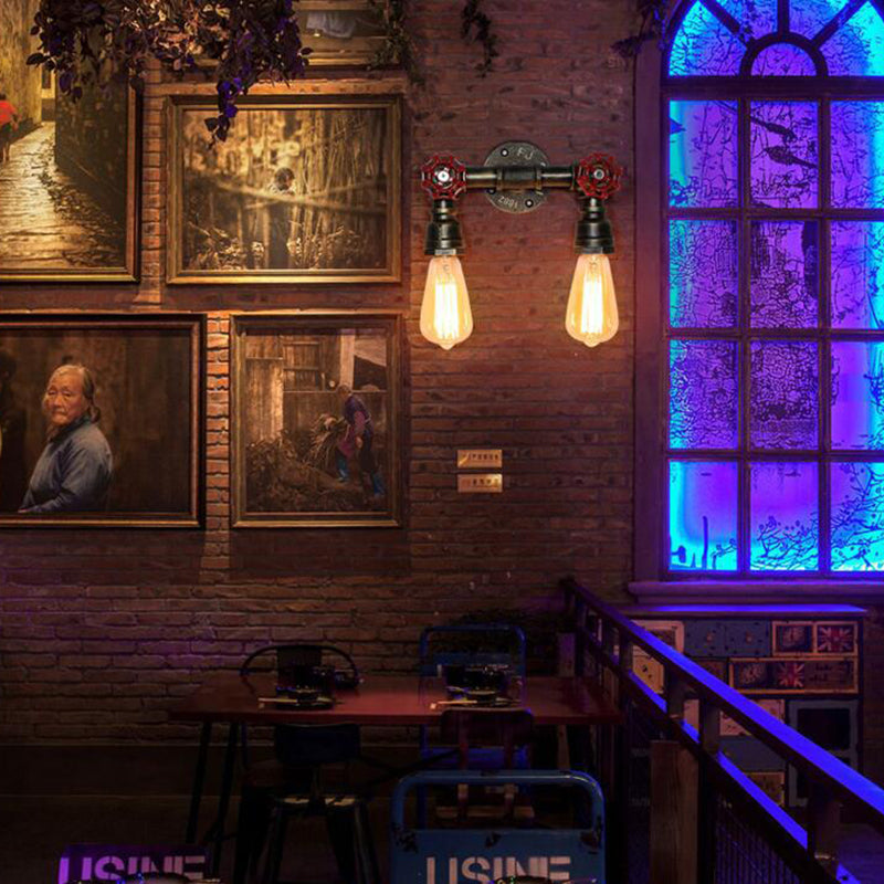 Illuminazione con pale sconce a 2 co-teaggio Luce montata a parete metallica industriale per il ristorante
