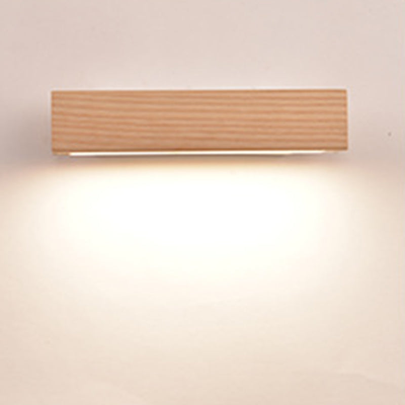 Éclairage moderne de mur de mur en bois réglable ROTACTABLE LED