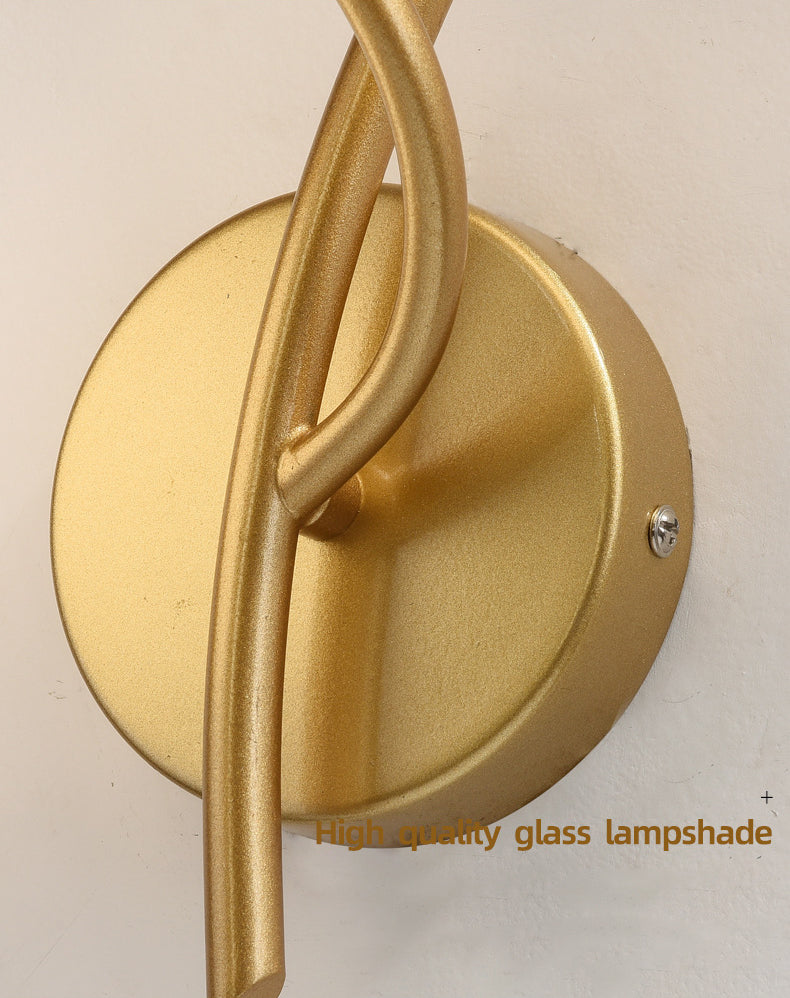 Zeitgenössische globale Wandmontagleuchte Milchglas Wandmontagelampe für das Restaurant