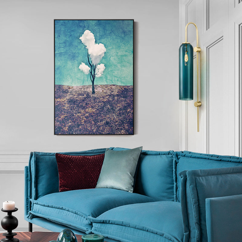 1 luminaire mural en verre clair