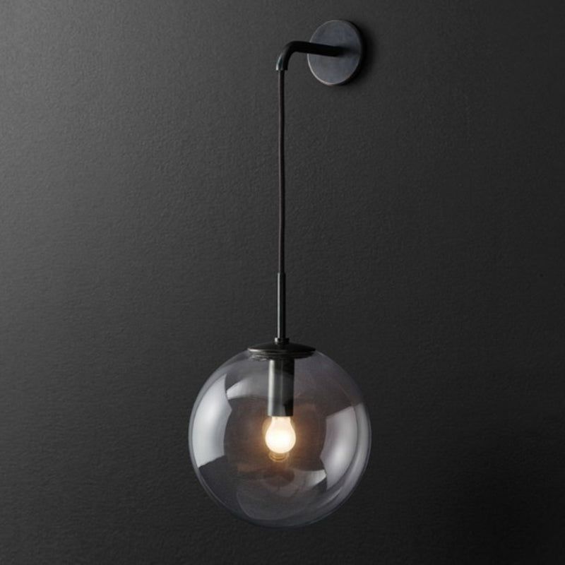 Moderne Simplicity Globe Wandmontierte Leuchtenmontage Glasmontage Leuchte für Wohnzimmer