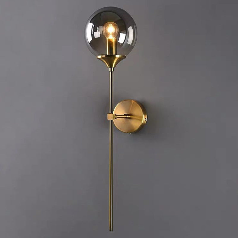 Moderne Simplicity Globe Wandmontierte Leuchtenmontage Glasmontage Leuchte für Wohnzimmer