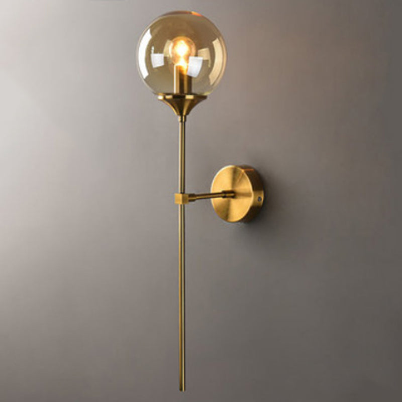 Moderne Simplicity Globe Wandmontierte Leuchtenmontage Glasmontage Leuchte für Wohnzimmer